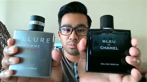 chanel allure vs bleu|chanel allure sport vs extreme.